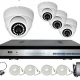 Kit de quatre  cameras de surveillance «Ideal Vision»AHD 720 P